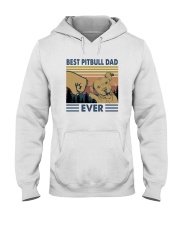 BEST PITBULL DAD EVER Hooded Sweatshirt tile