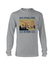 BEST PITBULL DAD EVER Long Sleeve Tee tile