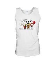 I'M JUST HERE FOR THE BOOS a Unisex Tank tile