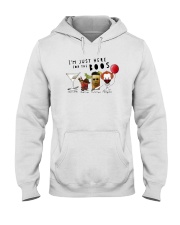 I'M JUST HERE FOR THE BOOS a Hooded Sweatshirt tile