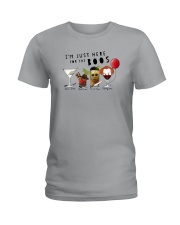 I'M JUST HERE FOR THE BOOS a Ladies T-Shirt tile