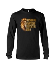 HUSBAND BLACK DAD PROTECTOR HERO Long Sleeve Tee tile