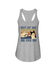 BEST CAT DAD EVER Ladies Flowy Tank thumbnail