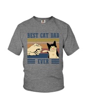 BEST CAT DAD EVER Youth T-Shirt thumbnail
