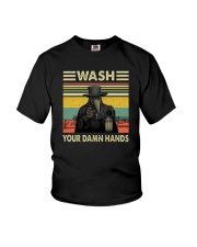 PLAGUE DOCTOR WASH YOUR DAMN HANDS Youth T-Shirt thumbnail