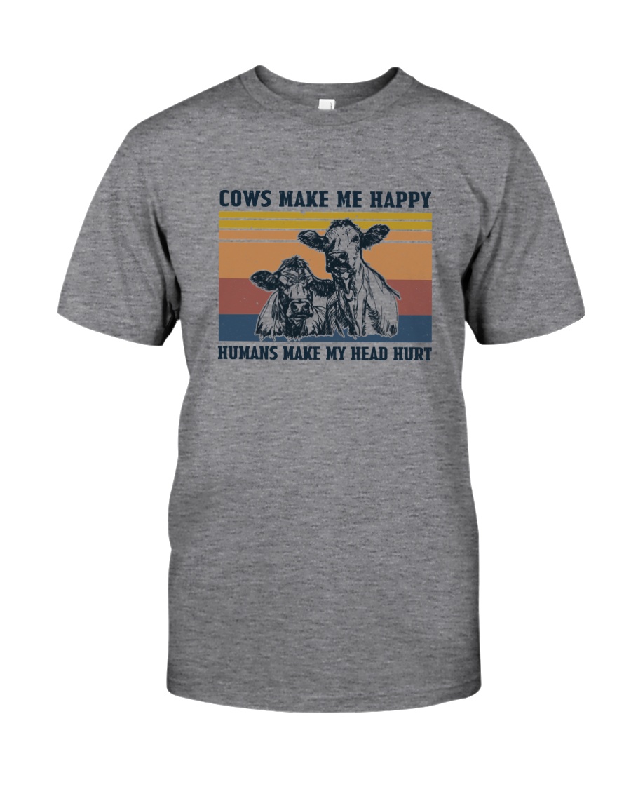 COWS MAKE ME HAPPY Classic T-Shirt