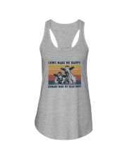 COWS MAKE ME HAPPY Ladies Flowy Tank thumbnail