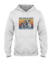 COWS MAKE ME HAPPY Hooded Sweatshirt thumbnail