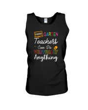 KINDERGARTEN TEACHERS CAN DO VIRTUALLY ANYTHING Unisex Tank tile