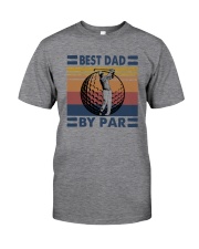 FUNNY DAD GOLF BEST DAD BY PAR Classic T-Shirt front