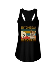 BEST CORGI DAD EVER Ladies Flowy Tank thumbnail