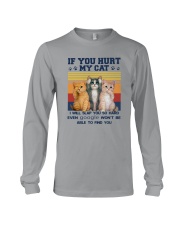 IF YOU HURT MY CAT Long Sleeve Tee tile
