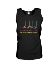IMPORTANT CHOICES GOLF Unisex Tank tile