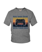 REAL DADS GAME WITH THEIR KIDS Youth T-Shirt thumbnail
