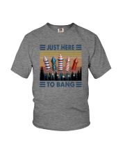 JUST HERE TO BANG Youth T-Shirt tile