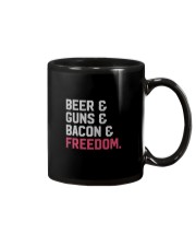BEER GUNS BACON FREEDOM RED Mug tile