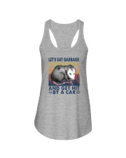 LET'S EAT GARBAGE OPOSSUM Ladies Flowy Tank tile