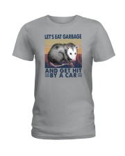 LET'S EAT GARBAGE OPOSSUM Ladies T-Shirt tile