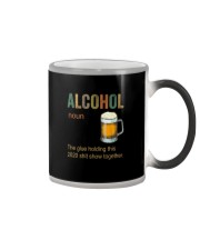 ALCOHOL NOUN BEER Color Changing Mug tile