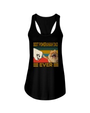 BEST Pomeranian DAD EVER Ladies Flowy Tank thumbnail