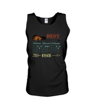 BEST GUITAR MUSIC NOTE DAD EVER Unisex Tank tile