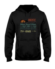 BEST GUITAR MUSIC NOTE DAD EVER Hooded Sweatshirt tile
