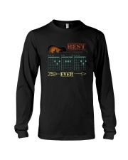 BEST GUITAR MUSIC NOTE DAD EVER Long Sleeve Tee tile
