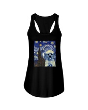 POODLE VAN GOGH Ladies Flowy Tank thumbnail