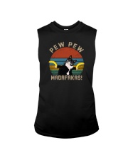 PEW PEW BANANA CAT Sleeveless Tee thumbnail