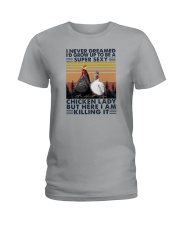 SUPER SEXY CHICKEN LADY Ladies T-Shirt tile