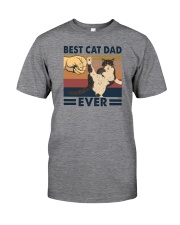 BEST CAT DAD EVER Classic T-Shirt front