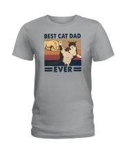 BEST CAT DAD EVER Ladies T-Shirt tile