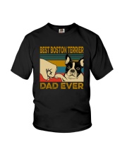 BEST BOSTON TERRIER DAD EVER Youth T-Shirt thumbnail