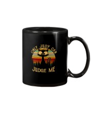 VINTAGE ONLY CAT CAN JUDGE ME Mug tile