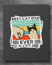BEST CAT DAD EVER Sticker - 4 pack (Vertical) aos-sticker-4-pack-vertical-lifestyle-front-10