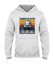 THUNDERBOLT AND LIGHTNING VERY FRIGHTENING ME Hooded Sweatshirt tile