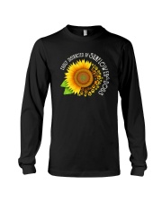 EASILY DISTRACTED BY SUNFLOWERS AND DOGS Long Sleeve Tee thumbnail