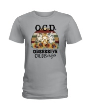 OBSESSIVE CAT DISORDER Ladies T-Shirt tile