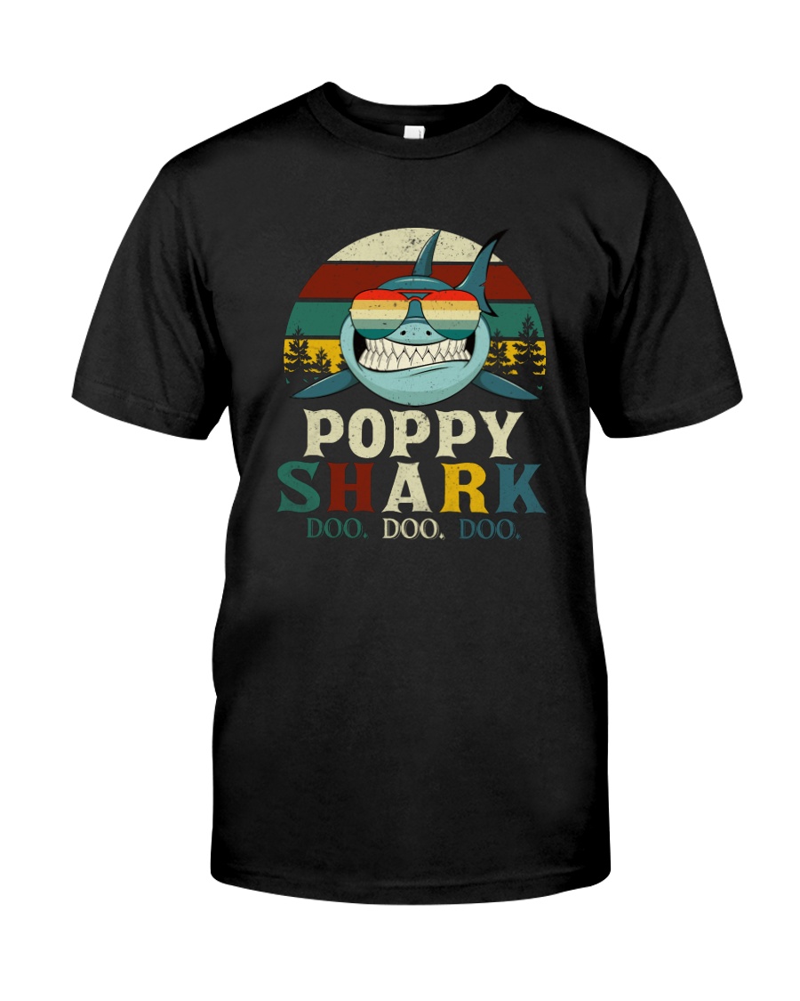 POPPY SHARK VINTAGE Classic T-Shirt
