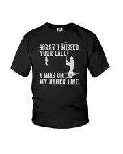 I WAS ON MY OTHER LINE Youth T-Shirt thumbnail