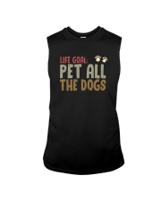 LIFE GOAL PET ALL THE DOGS Sleeveless Tee thumbnail