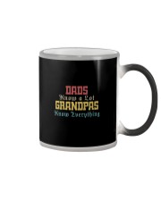 DADS KNOW A LOT GRANDPAS KNOW EVERYTHING Color Changing Mug thumbnail