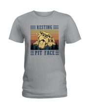 RESTING PIT FACE Ladies T-Shirt tile