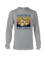 RESTING PIT FACE Long Sleeve Tee tile