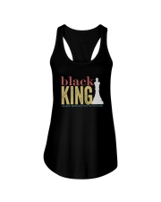 BLACK KING THE MOST IMPORTANT PIECE ON BOARD Ladies Flowy Tank tile