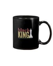 BLACK KING THE MOST IMPORTANT PIECE ON BOARD Mug tile
