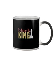 BLACK KING THE MOST IMPORTANT PIECE ON BOARD Color Changing Mug tile