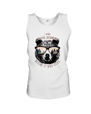 SOCIAL DISTANCING BEAR Unisex Tank thumbnail
