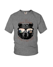 SOCIAL DISTANCING BEAR Youth T-Shirt thumbnail