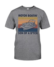 MOTOR BOATIN' SON OF BTCH Classic T-Shirt front